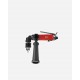 Industrial 1/2 inch reversible right angle air drill, 1700RPM, with a detachable side handle