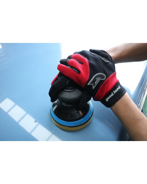 Master Palm Industrial 5"  Heavy Duty Dual Action Orbital Palm Sander, 11000 Rpm, 1.2 HP, 0.2" Orbit Size