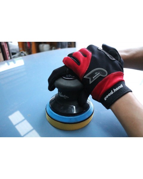 Master Palm Industrial 5"  Heavy Duty Dual Action Orbital Palm Sander, 11000 Rpm, 1.2 HP, 0.2" Orbit Size