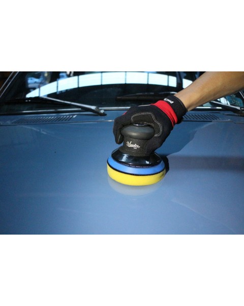 Master Palm Industrial 5"  Heavy Duty Dual Action Orbital Palm Sander, 11000 Rpm, 1.2 HP, 0.2" Orbit Size