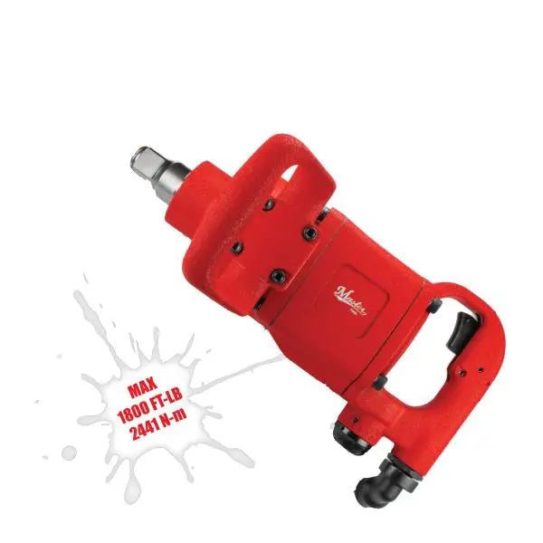 Master Palm   1" drive short anvil pneumatic air impact wrench with d-handle of 1800 ft/lb