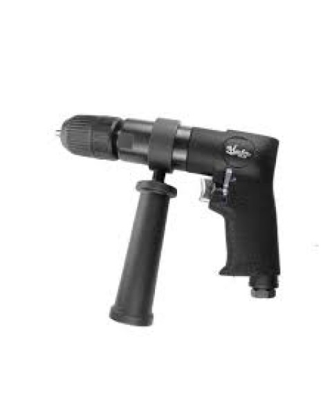 Master Palm 1/2 Inch Heavy-Duty Pneumatic Air Reversible Drill with Keyless Chuck - 450 rpm - 0.5HP