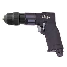 Reversible 3/8'  Pistol Grip Air Drill Heavy Duty, 1800 Rpm